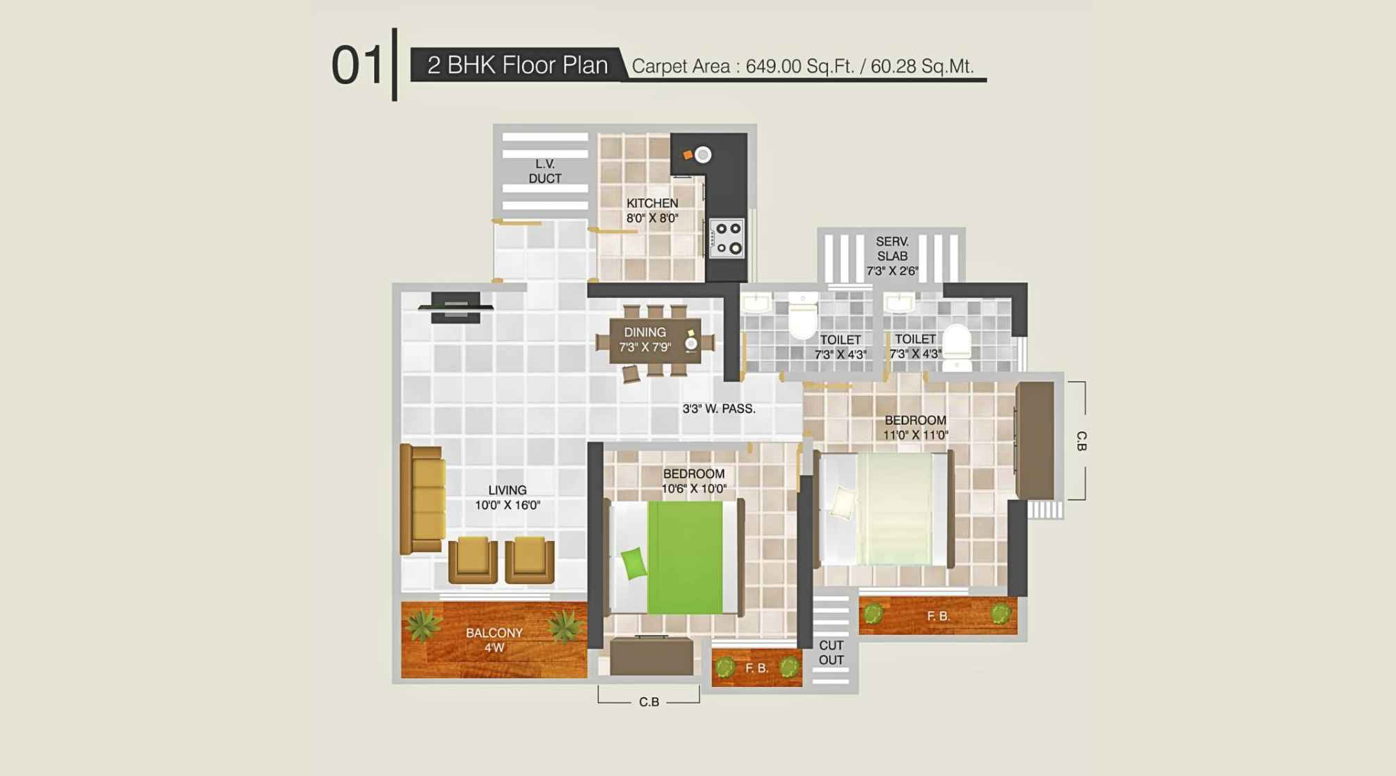 Highland-Park-Floor-Plan-2-BHK-649-Sqft